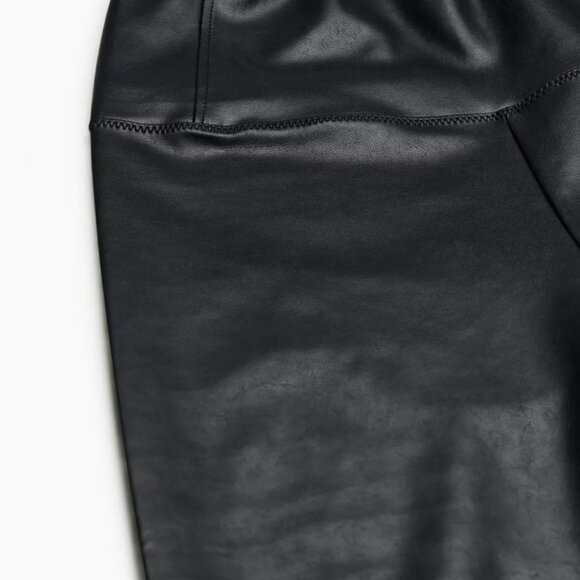 Aritzia Wilfred Daria Vegan Leather Leggings in Black Women's Size Small - Picture 10 of 12